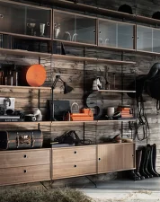 Komoda String Chest With Drawers 78 x 30, walnut