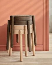 Stolička Pal, light oak mesh