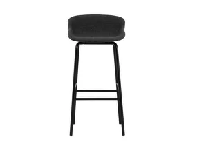 Celočalouněná barová židle Hyg Barstool 75, black/main line flax