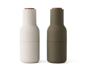 Mlýnky na sůl a pepř Bottle, hunting green-beige / walnut