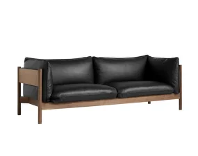 Třímístná pohovka Arbour, oiled solid walnut / Nevada NV0500