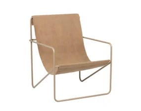 Křeslo Desert Lounge Chair, cashmere / solid cashmere