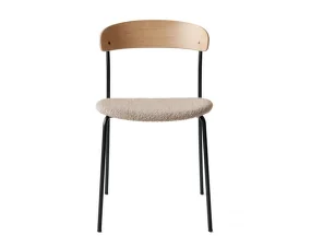Čalouněná židle Missing Chair, lacquered oak/Barnum 3