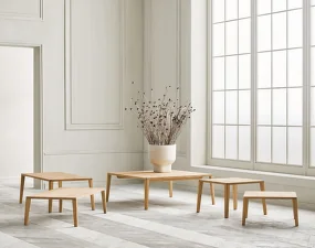 Konferenční stolek Graceful 60x60x42, oiled oak