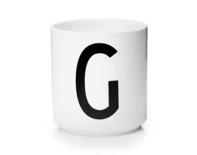 Hrnek s písmenem G, white