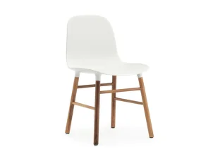 Židle Form Walnut, white