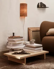 Stolek Kona Low, natural oak
