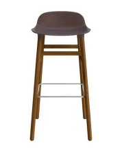 Barová židle Form 75 cm Walnut, brown