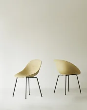 Židle s područkami Mat, hemp / black