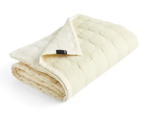 Pléd Mega Dot Organic 260x260, ivory