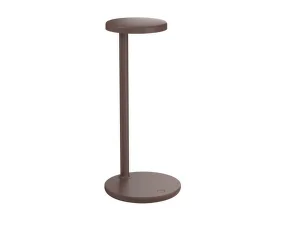 Stolní lampa Oblique, matte brown