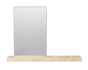 Stolní zrcadlo Caseta, travertine