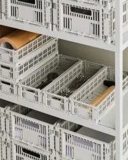 Úložný box Colour Crate Mini Oblong, grey