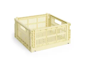 Úložný box Colour Crate Medium Square, light yellow