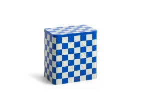 Plechová dóza Tin Container Large, blue and off-white