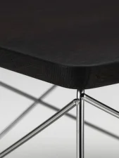 Occasional Table LTR, oak dark / stainless steel