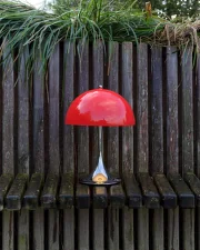 Přenosná lampa Panthella 250, chrome original opal red