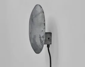 Nástěnná lampa Clam, oxidized