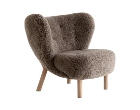 Křeslo Little Petra VB1, oak/sheepskin Sahara