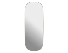 Zrcadlo Framed Mirror 118 cm, light yellow/clear