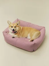 Psí pelíšek Dogs Bed Zip M, red and white stripe