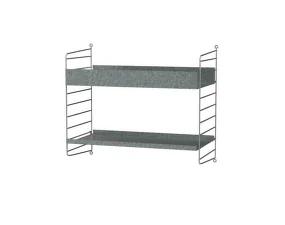 Venkovní policová sestava String Outdoor D, galvanized