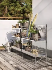Venkovní policová sestava String Outdoor L, galvanized