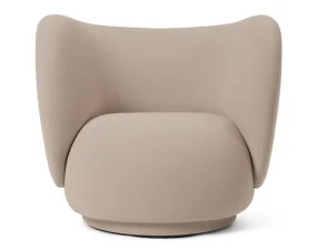 Lounge chair Rico, Grain cashmere
