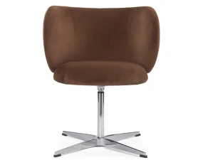 Jídelní židle Rico Swivel, Rich Velvet soft brown