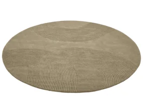 Koberec Zen Round Ø300 cm, dark beige