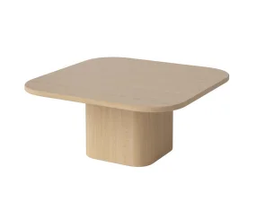 Konferenční stolek Eida 70x70 H32, white pigmented oiled oak