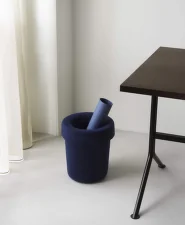 Odpadkový koš Hide, dark blue