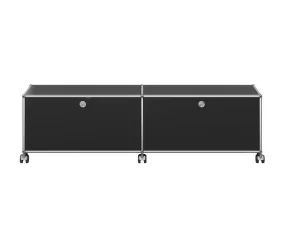 Komoda na kolečkách USM Haller M61, graphite black