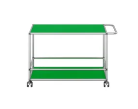 Servírovací vozík USM Haller, green