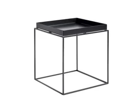 Stolek Tray Table 40x40, black