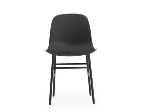 Židle Form Steel, black