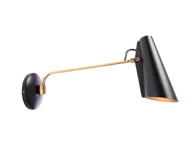 Nástěnná lampa Birdy Swing, black