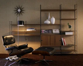 Nástěnný panel String Wall 50 x 30, 2 ks, black