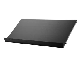 Police String Magazine Shelf 78 x 30, black ash