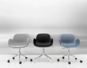 Židle Form Chair Swivel 4L Alu, black