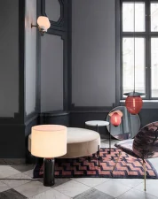 Stolní lampa Gravity large, black marble