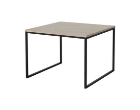 Konferenční stolek Como 60x60 medium, white oak/black