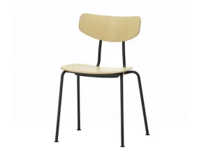 Židle Moca, natural oak seat / basic dark base