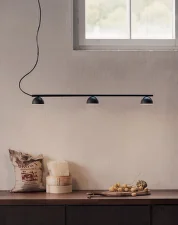 Závěsná lampa Blush rail 3, matt black
