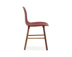 Židle Form Walnut, red