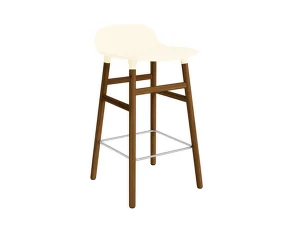 Barová židle Form 65 cm Walnut, cream