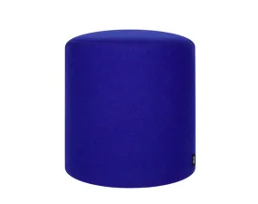 Pouf Folk Tall, blueberry pie wool
