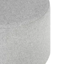 Pouf Folk Low, univerzal grey wool
