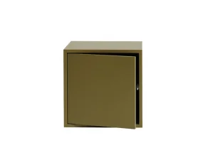 Policový díl Stacked (w. door) Medium, brown green