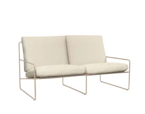 Outdorová sofa Desert 2-Seater, cashmere / off-white